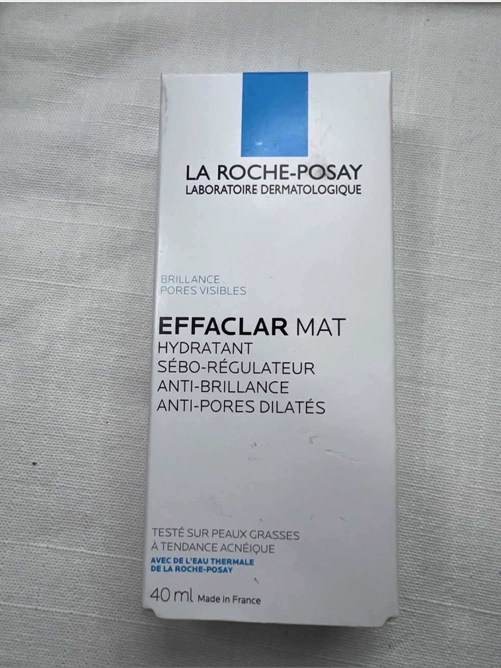 La Roche-Posay Effaclar Mat Moisturizer 40ml / 1.3 Oz Sebum Regulerende New